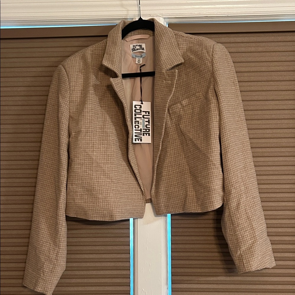 Future Collective Women's Beige Blazer